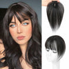 BUPPLER 360° 3D Hair Topper with Bangs for Thinning Hair 4x6 Brown Black-1B