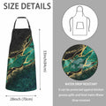 CIAIDU Art Colorful Mushroom Kitchen Bib Apron with 2 Pockets Size 28x33in