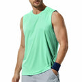 Haimont Sleeveless Workout Shirt UPF 50+ Quick Dry Orange Size XXL