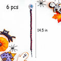 IRCOR Eyeball Twist Sticks Halloween Decorations Red+Black 6 Pack