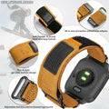 hemsut h Hoop and Loop Wide Watch Band Compatible Garmin Venu Brown/2 Size 45mm
