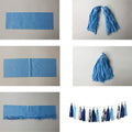 Guzon 25pcs The Sun Birthday Tissue Tassel Garland Paper Decorations