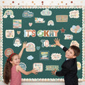 Weekgrat 65 Pc Affirmation Station Motivational Bulletin Board Set Groovy Style