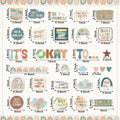 Weekgrat 65 Pc Affirmation Station Motivational Bulletin Board Set Groovy Style