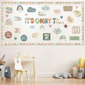 Weekgrat 65 Pc Affirmation Station Motivational Bulletin Board Set Groovy Style