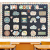 Weekgrat 65 Pc Affirmation Station Motivational Bulletin Board Set Groovy Style