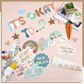 Weekgrat 65 Pc Affirmation Station Motivational Bulletin Board Set Groovy Style