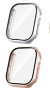 SPGUARD Apple Watch Series 11/10 42mm Hard Case Tempered Glass 2 Pack Pink
