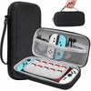 TIGOJH Switch 2 Carry Case with 10 Game Slots & Accessory Pocket Black
