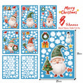 XISHIUYIS 396Pcs Christmas Window Decorations Removable Clings White