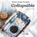 TECHMILLY Collapsible Mesh Laundry Hamper Pop Up w/Handles 2 Pack Black