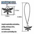 LAINLOY Guardian Angel Car Pendant Metal Six-Winged Rear View Mirror Charm Gold
