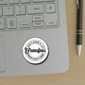 CATRACOS Make Heaven Crowded Christian Vinyl Stickers Waterproof 3" 3Pcs