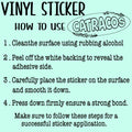CATRACOS Make Heaven Crowded Christian Vinyl Stickers Waterproof 3" 3Pcs