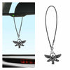 LAINLOY Guardian Angel Car Pendant Metal Six-Winged Rear View Mirror Charm Gold