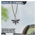 LAINLOY Guardian Angel Car Pendant Metal Six-Winged Rear View Mirror Charm Gold