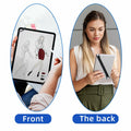 2pcs Mobile Phone Security Hand Strap Holder 7.8''-13'' Black Elastic Grip