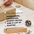 GTGIC Funny Office Desk Sign Acrylic Polychrome 4x4 Inches 44 Count