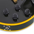 SAPHUE 4PCS Speed Control Knobs Electric Guitar Tone Volume Black
