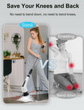 Qeffmion Electric Spin Scrubber Cordless Power Brush 7 Heads Black White