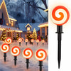 Ultimate Unicorn LED Red Spiral Lollipop Pathway Lights Outdoor Garden