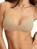 REORIA Wireless Bra Teardrop Seamless Light Lift Clay Size 32B