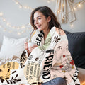 HEIFAM Bible Affirmations Blanket Inspirational Christian Gift 60x80