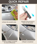 bylikeho Car Scratch Repair Paint Pen Silver Quick & Easy Touch Up