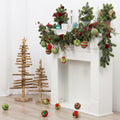 SY Super Bang Christmas Ball Ornaments 15PCS Red Green 80MM