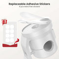 LOTUNY Cable Clips Adjustable Cord Holder White 8 Pack Adhesive