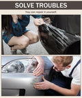 bylikeho Car Scratch Repair Paint Pen Silver Quick & Easy Touch Up