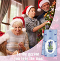 BNHJKFQZ Christmas Kitchen Towels Blue Stripes & Wreath 16x24 Set of 2