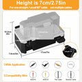 CFMASTER Weatherproof Outdoor Electrical Box 7x3x4in IP66 White & Black