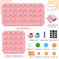 fygurso Logic Road Builder STEM Toy Puzzle Pink 32PCS Brain Teaser Game