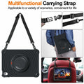 Temdan iPad Case 11th Gen 11"/10th Gen 10.9" 360° Stand Handle Strap Black