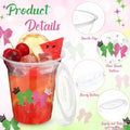 Baderke 150 Pack 12oz Pink Green Plastic Witch Princess Party Cups
