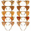 Aprince Cheetah Leopard Cat Ears Headband Color 04 1 Count Women Halloween