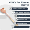 stormroo Engraved Stainless Steel Ice Cream Scoop Spoon Gift for Mom