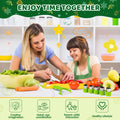 Suhctuptx 28PCS Toddler Knife Set Kids Kitchen Knives Crocodile Color Safe
