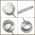 Generic Wok Spatula Set 17in 304 Stainless Steel Silver Asian Style