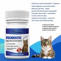 PetriTailor Probiotics for Cats Digestive Enzymes Prebiotics Gut Immune Support