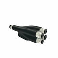 3DTOOLS 4-in-1 PTFE Adapter Pipe Expansion Port AMS Connect 3D Printer Part