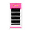 TDANCE Lash Extension Matte Black Curl D 0.15mm Thickness 19mm Size
