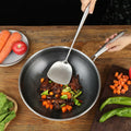 Generic Wok Spatula Set 17in 304 Stainless Steel Silver Asian Style