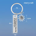 Morycraft Retirement Keychain Gifts For Women 2024 Farewell Keepsake