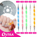 Oytra Dotting Tool Set 9 Pcs Embossing Stylus for Clay Pottery Ceramic