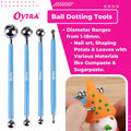 Oytra Dotting Tool Set 9 Pcs Embossing Stylus for Clay Pottery Ceramic