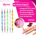 Oytra Dotting Tool Set 9 Pcs Embossing Stylus for Clay Pottery Ceramic