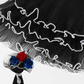 CCINEE 4.37 Yards Black Pearl Wrinkled Flower Wrapping Mesh Paper Wedding