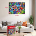 Graphinee 1000pcs Insects Garden Jigsaw Puzzle Colorful Family Game